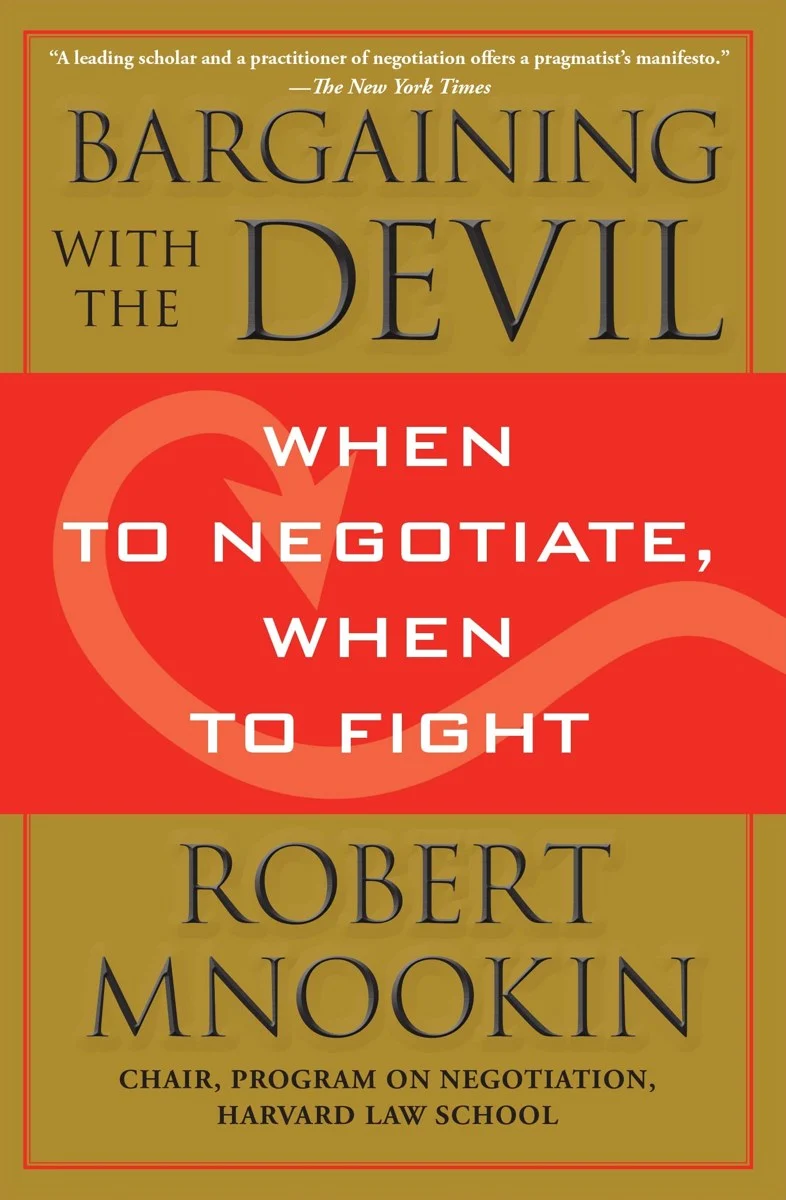 Cover of Bargaining with the Devil by Robert Mnookin