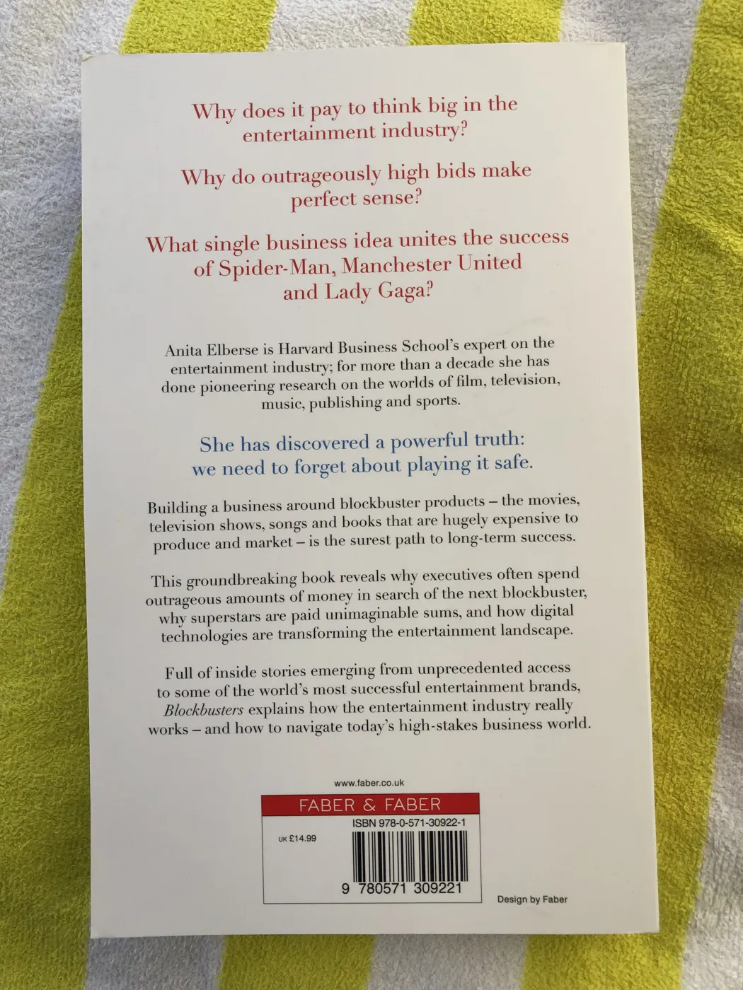 The back cover of Blockbusters