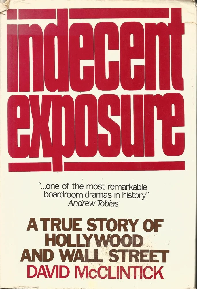 First-edition cover of Indecent Exposure by David McClintick