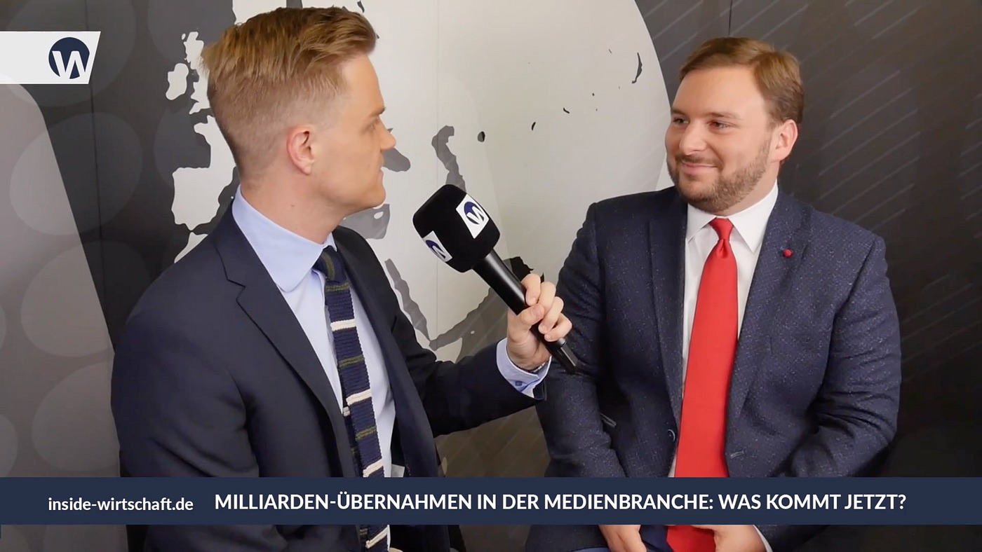 Manuel Koch and Tobias Jaeger during the interview