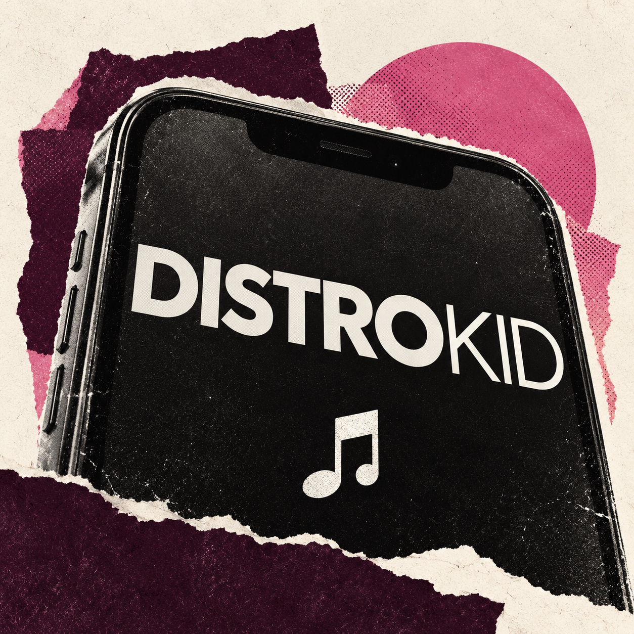 Original Media CFO editorial collage illustrating: UMG’s DistroKid lawsuit puts upload controls in focus